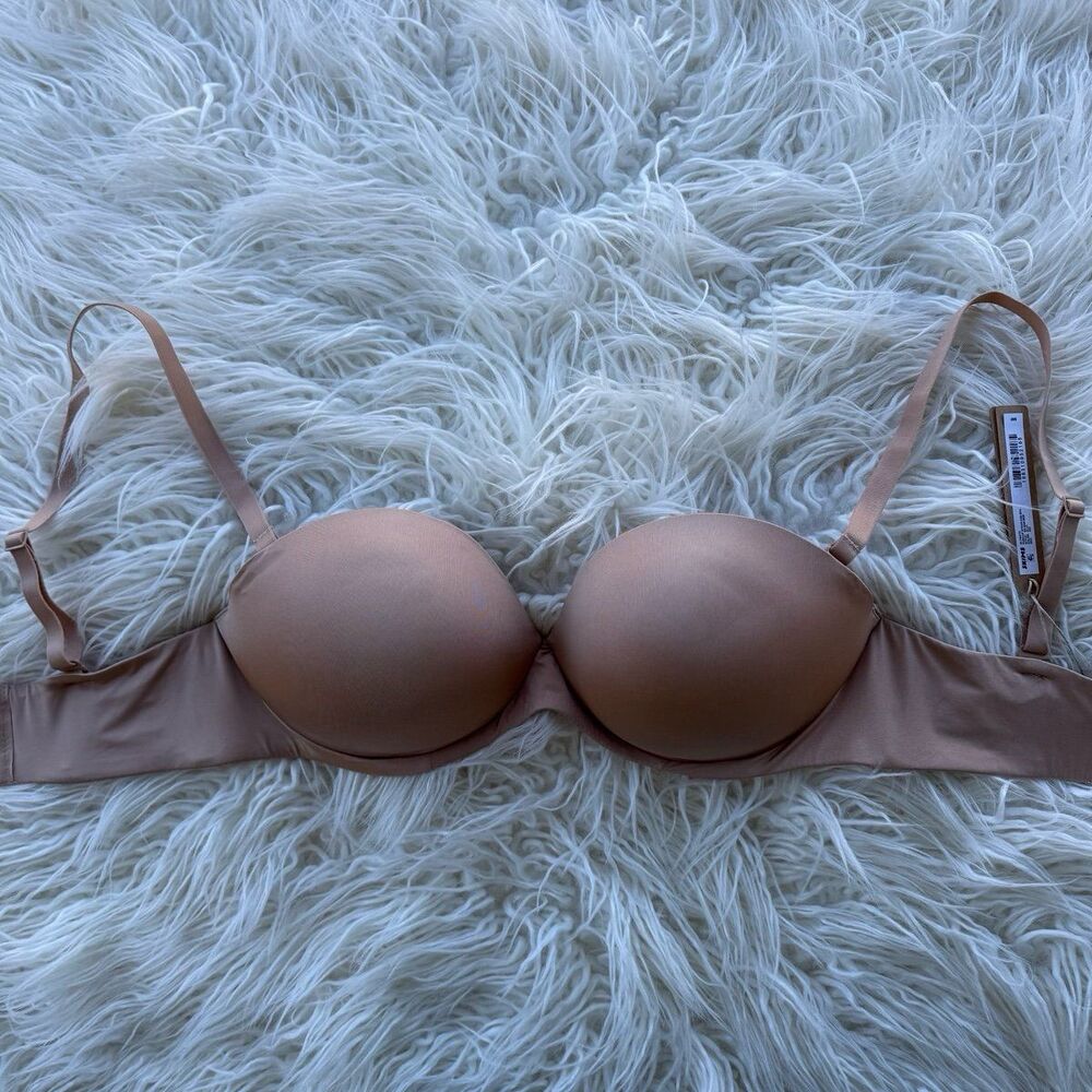 Skims Ultimate Push Up Strapless Bra Clay Size 32DDD